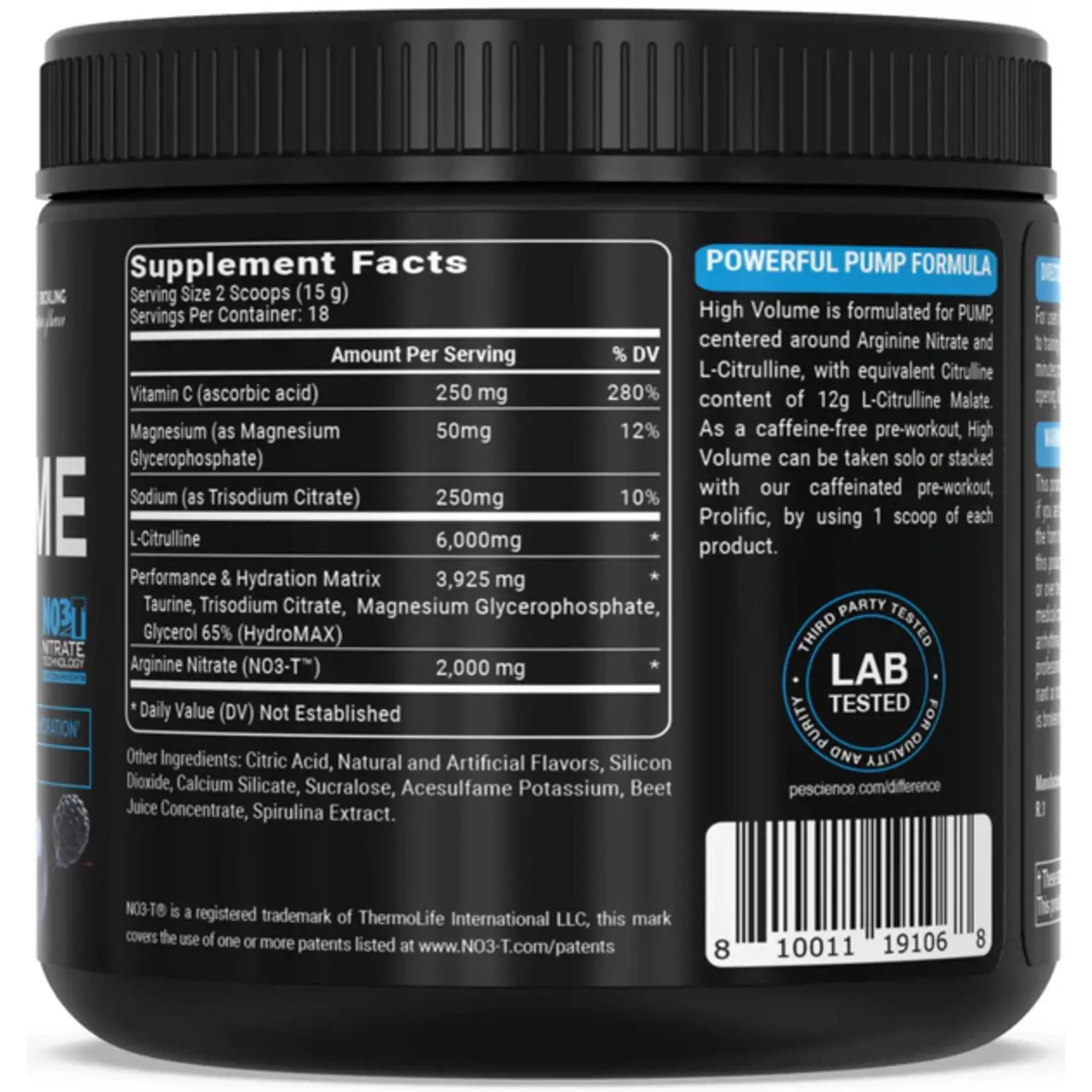 PEScience High Volume Supreme Nitric Oxide Matrix