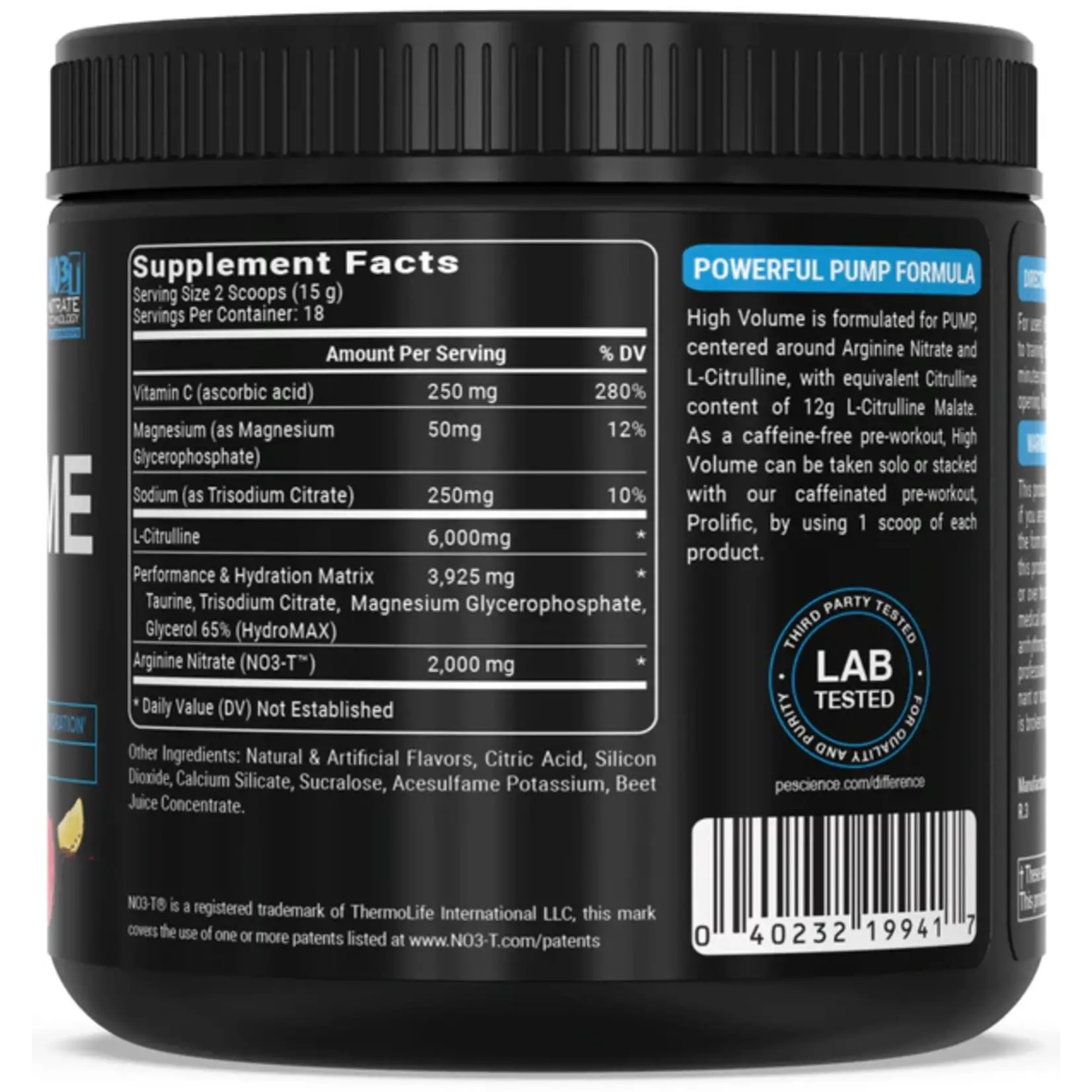PEScience High Volume Supreme Nitric Oxide Matrix