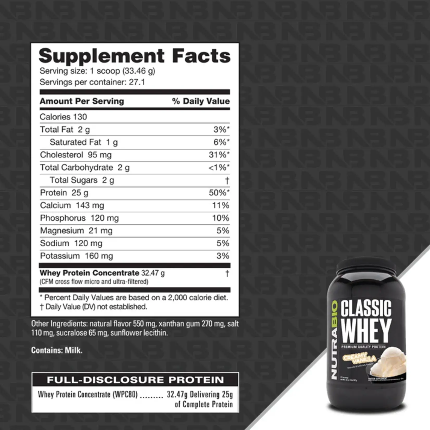 Nutrabio Nutrabio Classic Whey