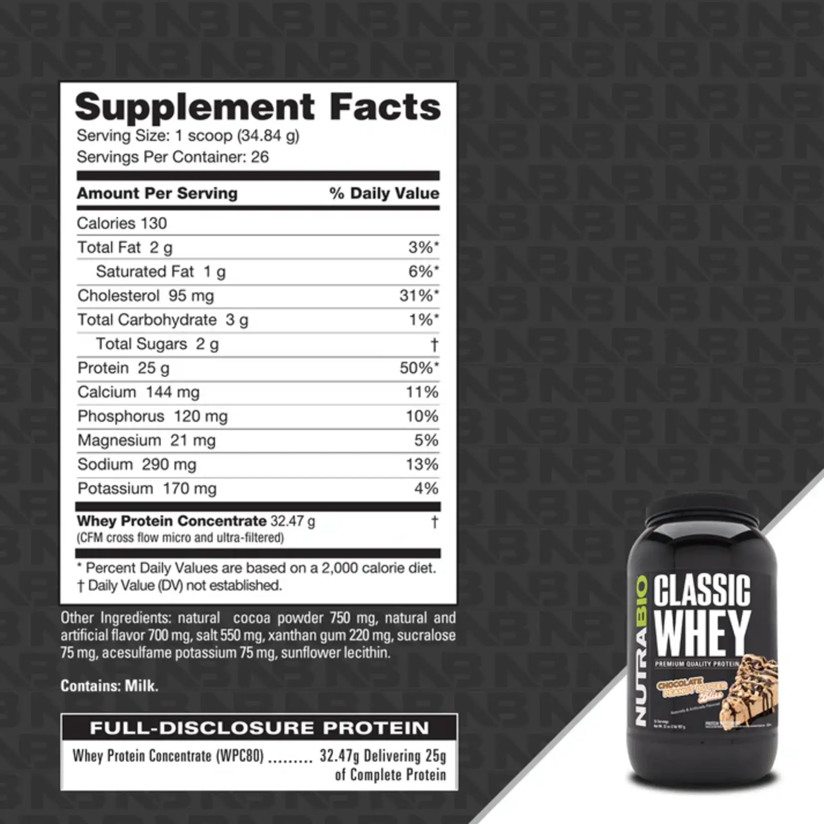 Nutrabio Nutrabio Classic Whey