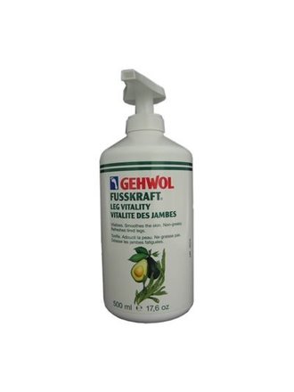 GehWol Fusskraft Vitalité des jambes (avec pompe)500 Ml. Avocat GehWol Fusskraft Vitalité des jambes (avec pompe)500 Ml. Avocat