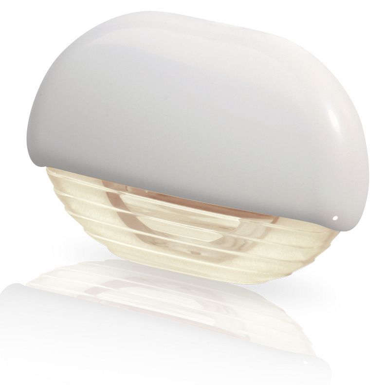 Hella Warm White LED Gen 2 Easy Fit Step Lamp - White Plastic Cap - 12/24V