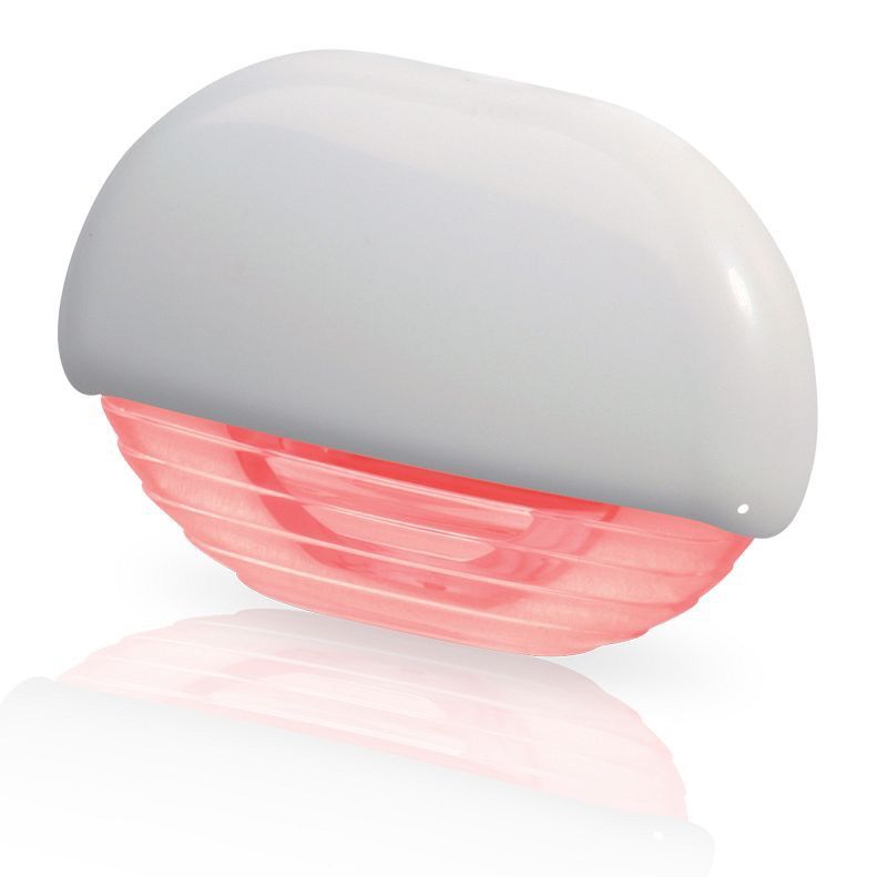 Hella Red LED Gen 2 Easy Fit Step Lamp - White Plastic Cap - 12/24V