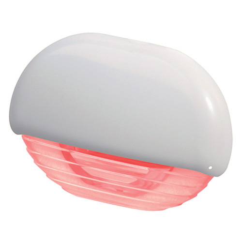 Hella Red Light Easy Fit LED Step White plastic cap Lamps 12-24V DC