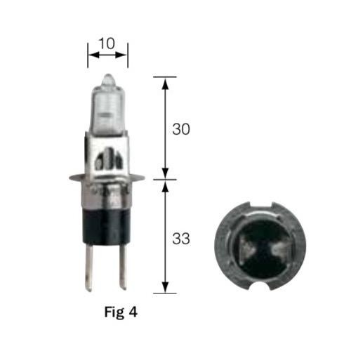 Narva 12V H3C 55W P22D/5 Halogen Headlight Globe (Blister pack of 1)