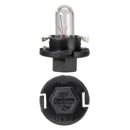 Narva 12V 1.2W BX8.4D BLACK BASE Dash Panel Globe