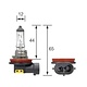 Narva 12V H8 35W Halogen Headlight Globe (Blister pack of 1)