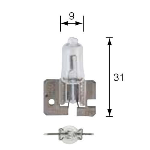 Narva 12V H1 55W PLUS 120 Halogen Headlight Globe (Blister pack of 2)