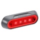 Narva 10-30V - Model 8 L.E.D Front End Outline Marker Lamp (Red) w/ Grey Deflector Base