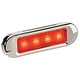 Narva 10-30V - Model 8 L.E.D Front End Outline Marker Lamp (Red) with S/S Cover (Blister Pack)