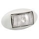 Narva 10-33V - Model 14 L.E.D Front End Outline Marker Lamp (White) w/ Oval White Deflector Base