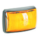 Narva 10-33V - Model 14 L.E.D Side Marker, External Cabin or Front End Outline Marker Lamp (Amber) w/ Black Deflector Base & 2.5m Cable