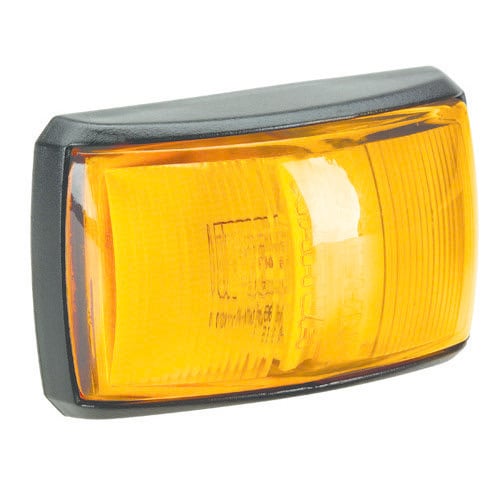 Narva 10-33V - Model 14 L.E.D Side Direction Indicator Lamp (Amber) w/ Black Deflector Base & 2.5m Cable