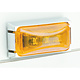 Narva 12V - Model 15 L.E.D External Cabin Lamp (Amber) with Chrome Mounting Base