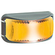 Narva 9-33V - Model 16 L.E.D Side Direction Indicator Lamp (Amber) w/ Black Deflector Base & 2.5m Cable