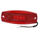 Narva 9-33V - Model 17 L.E.D Rear End Outline Marker Lamp (Red) w/ In-built Retro Reflector & 0.5m Cable