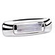 Narva 9-33V - Model 24 L.E.D Light Guide Front End Outline Marker Lamp (White) w/ Chrome Cover - 118 x 39mm (Blister Pack)