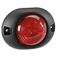 Narva 9-33V - Model 31 L.E.D Rear End Outline Marker Lamp (Red) w/ Black Deflector Base & 0.5m Cable