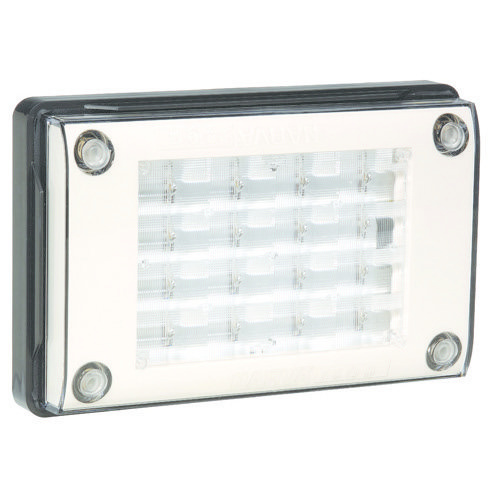 Narva 9-33V - Model 48 L.E.D Reverse Lamp (White) for Horizontal Mounting