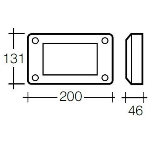 Narva 9-33V - Model 48 L.E.D Reverse Lamp (White) for Vertical Mounting