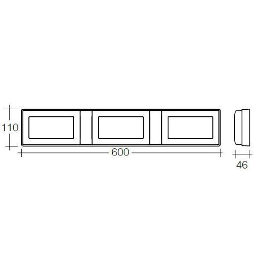 Narva 9-33V - Model 49 L.E.D Rear Direction Indicator, Twin Stop Lamps & Triple Tail Lamps