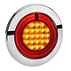 Narva 9-33V - Model 56 L.E.D Rear Direction Indicator Lamp (Amber) w/ Red L.E.D Tail Ring - 155mm