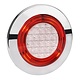 Narva 9-33V - Model 56 L.E.D Rear Stop Lamp (Red) w/ Red L.E.D Tail Ring - 155mm Dia