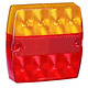 Narva 9-33V - Model 34 L.E.D Slimline Rear Stop/Tail, Direction Indicator w/ Licence Plate Lamp - Blister Pack