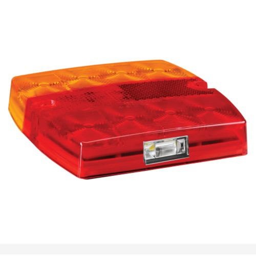 Narva 9-33V - Model 34 L.E.D Slimline Rear Stop/Tail, Direction Indicator w/ Licence Plate Lamp - Blister Pack