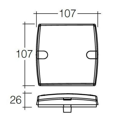 Narva 9-33V - Model 34 L.E.D Slimline Rear Stop/Tail, Direction Indicator w/ Licence Plate Lamp (10 Packs)