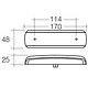 Narva 10-30V - Model 38 L.E.D Slimline Rear Stop/Tail & Direction Indicator Lamp (4 Packs)