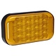 Narva 9-33V - Model 41 L.E.D Rear Direction Indicator Lamp (Amber) w/ 0.5m of Hard-Wired Cable & Black Base- Blister Pack