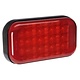 Narva 9-33V - Model 41 L.E.D Rear Stop/Tail Lamp (Red) w/ 0.5m of Hard-Wired Cable & Black Base (4 Packs)