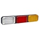 Narva 9-33V - Model 41 L.E.D Reverse, Stop/Tail & Rear Direction Indicator Lamp for Vertical Mounting w/ 0.5m of Hard-Wired Cable & Grey Housing