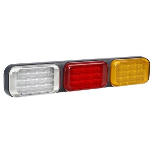 Narva 9-33V - Model 41 L.E.D Reverse, Stop/Tail & Rear Direction Indicator Lamp for Vertical Mounting w/ 0.5m of Hard-Wired Cable & Grey Housing