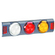 Narva 9-33V - Model 43 L.E.D Reverse, Rear Direction Indicator & Stop/Tail Lamp, 0.5m of Hard-Wired Cable & Grey Housing w/ In-built Retro Reflectors