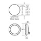 Narva 24V - Model 44 L.E.D Reverse Lamp (White) w/ Vinyl Grommet