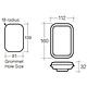 Narva 9-33V - Model 45 L.E.D Rear Direction Indicator Lamp Kit (Amber) w/ Vinyl Grommet