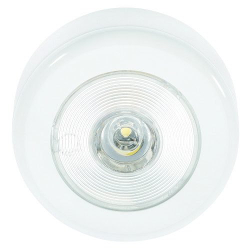 Narva 10-30 Volt 1W LED Courtesy Lamp with Off/On Switch, White Face Plate & Mounting Spacer