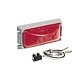 Narva Model 15 - 12V Sealed Marker Lamp Kit (Red) w/ Grey Mounting Base