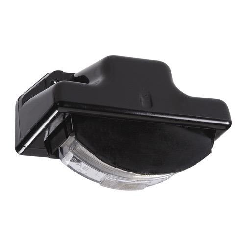 Narva Model 15 - Sealed Licence Plate Lamp Kit in High Impact Plastic Housing - 24V - Black Body