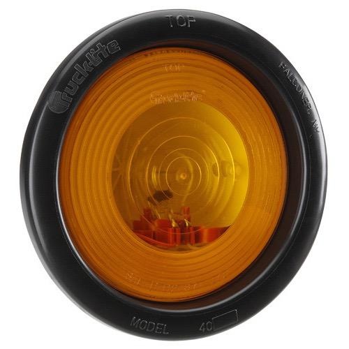 Narva Model 40 - 12V Sealed Rear Direction Indicator Lamp Kit (Amber) w/ Vinyl Grommet