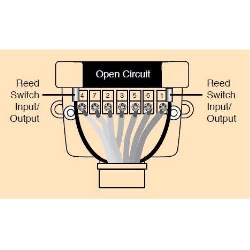 Narva 12 Pin Flat Trailer Socket w/ Reed Switch for use w/ Normally Open Circuits - Bulk Pack of 20