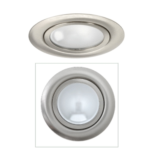 Narva Halogen Interior Down Light, Brushed Alloy, 10 Watt
