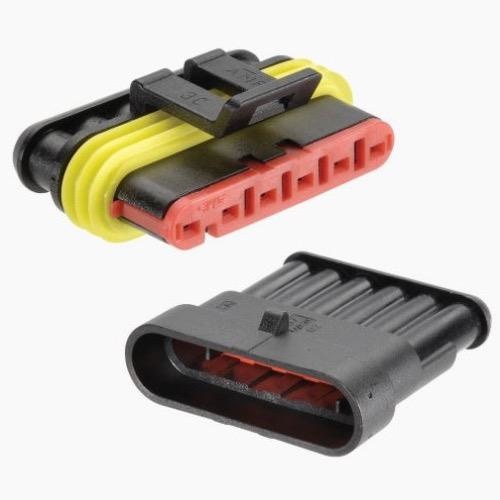Narva 6 Way AMP Super Seal Connector Housing
