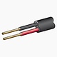 Narva 5A Twin Core Sheathed Cable - Dia: 2.5mm (Red/Black (Black Sheath)