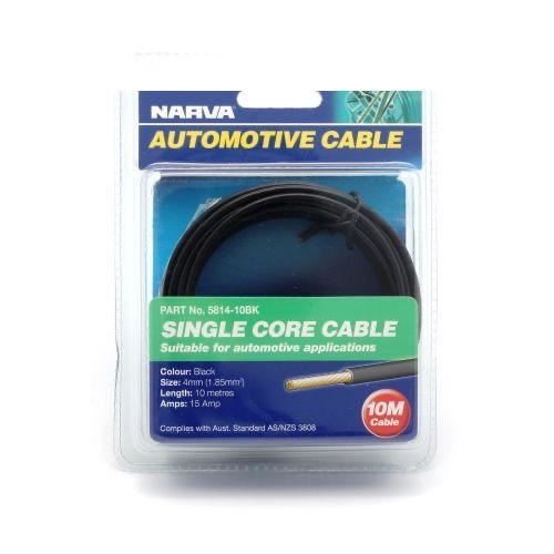 Narva 15A Single Core Cable - Dia: 4mm - Length: 10m