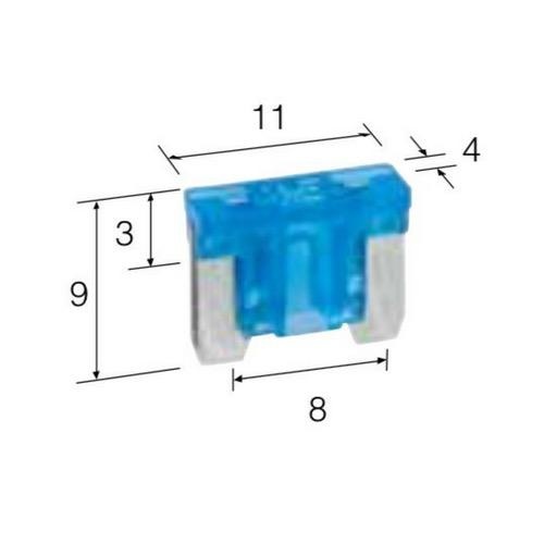 Narva 15 Amp Blue Micro Blade Fuse - Pack of 5