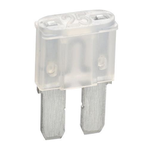 Narva 25 Amp White Micro 2 Blade Fuse - Pack of 5