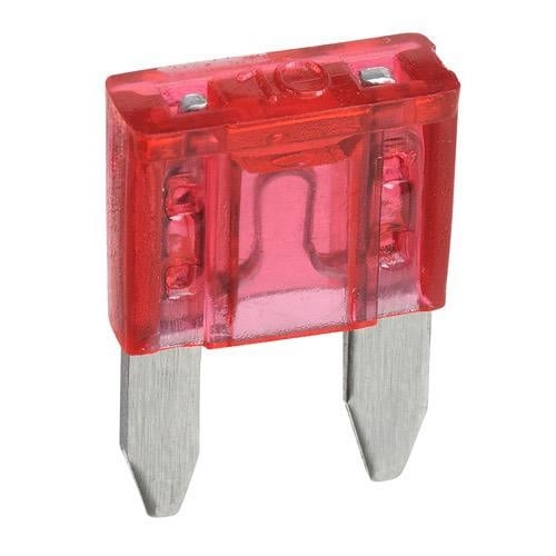 Narva 10 Amp Red Mini Blade Fuse - Pack of 5